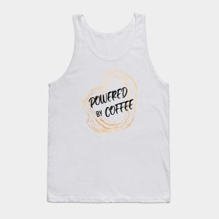 Powered by Coffee: Gold Tank Top